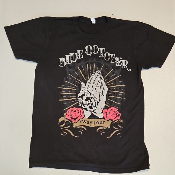 Blue October 2014 Sway Tour T-Shirt SMALL - Picture 1 of 4